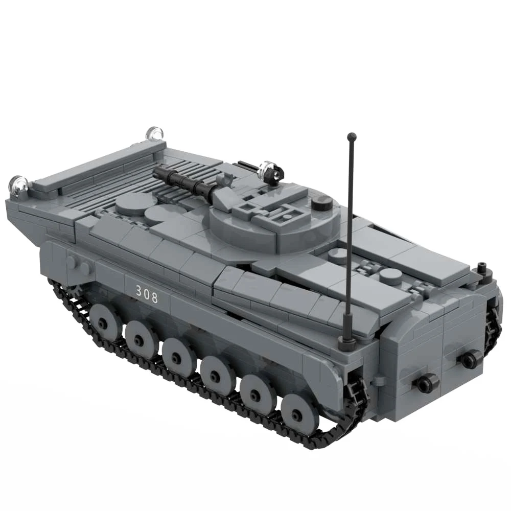 BMP-1 Amphibious Infantry Fighting Vehicle Army Bricks Set