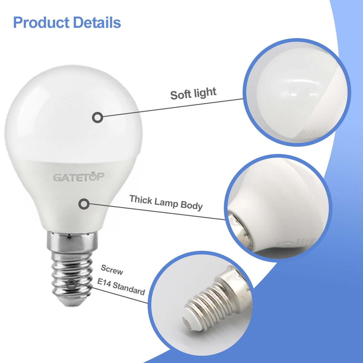 1-10PCS E14 Led 전구 에너지 절약 220V 230V E14 3W-7W 전구 램프 실내 장식 침실 및 거실 조명