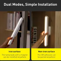 Baseus Desk Lamp Magnetic Hanging LED Table Lamp Chargeable Stepless Dimming Study Cabinet Night Light Closet Wardrobe Read Lamp 2