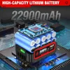 21V Rechargeable 588VF Lithium Ion Battery 22900mah Li-lon Battery With Battery Indicator For Makita BL1850 BL1840 Power Tools 4