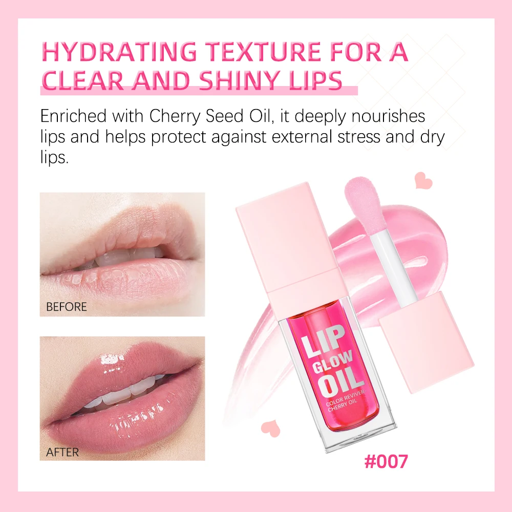Lip Glow Oil Jelly Lip Gloss Set Long Lasting Permanent Lipstick Woman Tint for Lips Stick Lipgloss Glosses Stain lip gloss,lip makeup,lip tint,lip oil,lip stain