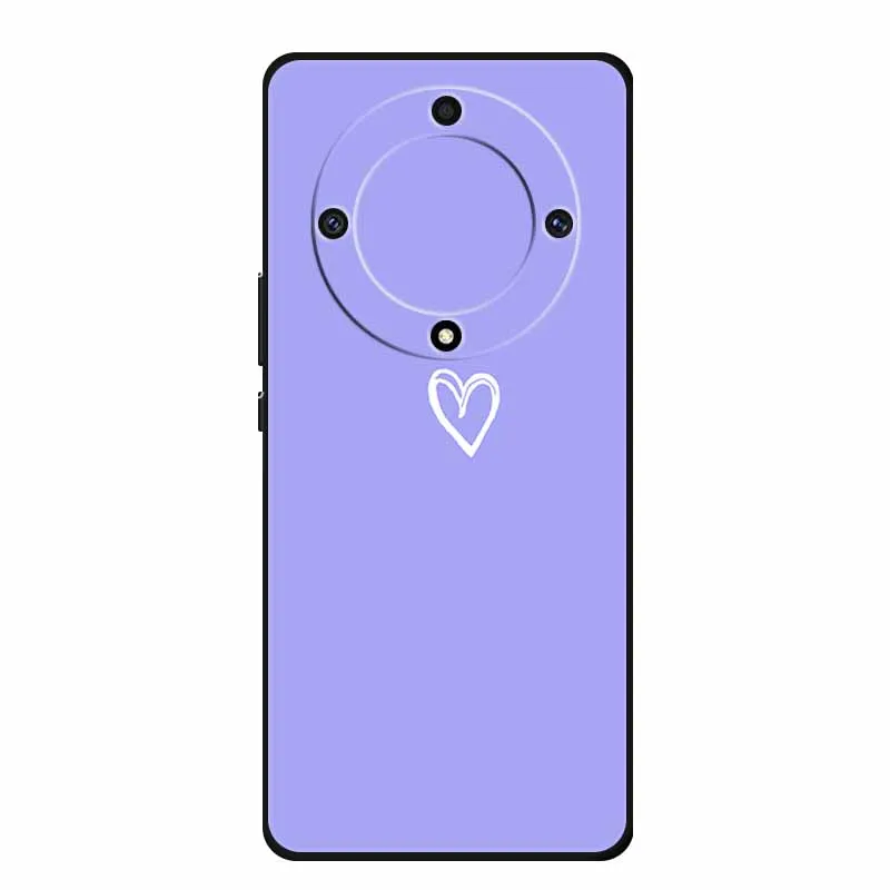 Stylish Painted Soft Silicone Back Cover for Honor X9a – Protective and Popular Coque