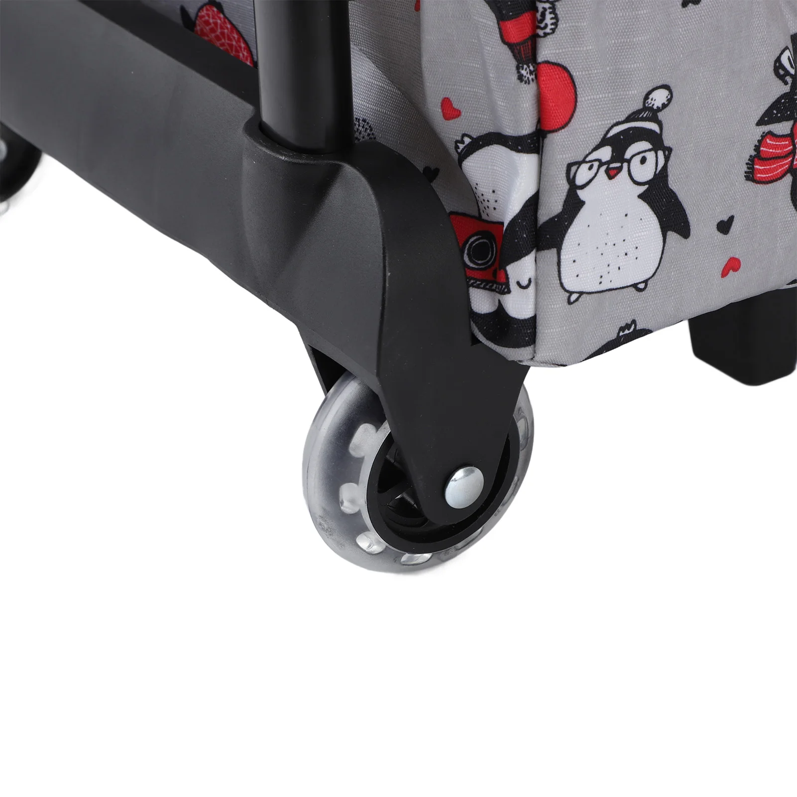 Foldable Shopping Cart for Groceries with Wheels 360 Degree Rolling Swivel Grocery Cart Oxford Fabric Rolling  Handtruck 6