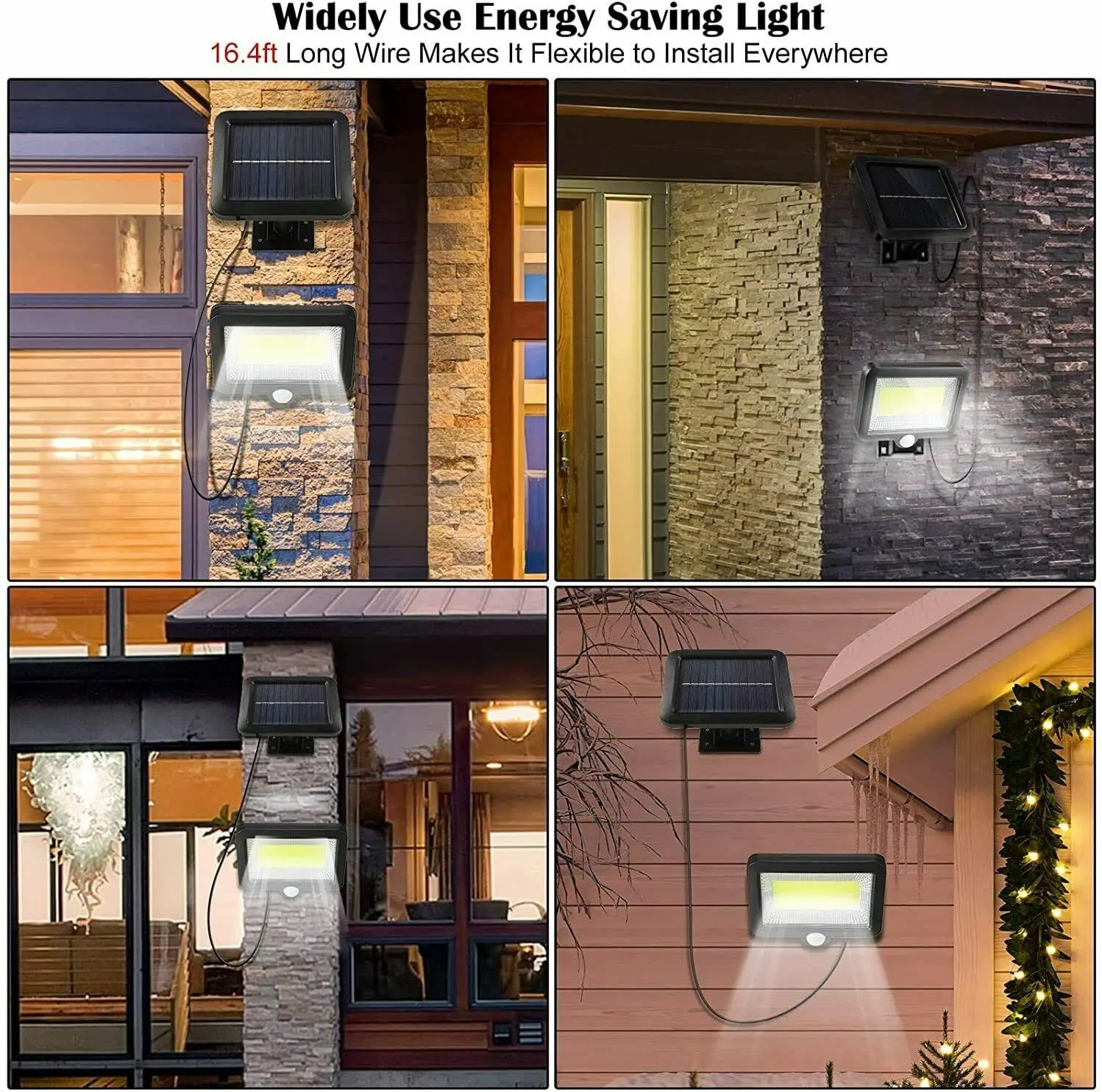 LED Solar Split Wall Lamp 3 Mode Waterproof Motion Sensor Lamps Garden Street Lighting Solar Lamp For Garden Security Wall Light small solar lights