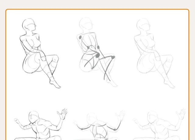 Anime Characters Tracing Sketch Tutorial Book Human Body Structure Dynamic  Copy Practice Line Draft Practice Books - AliExpress