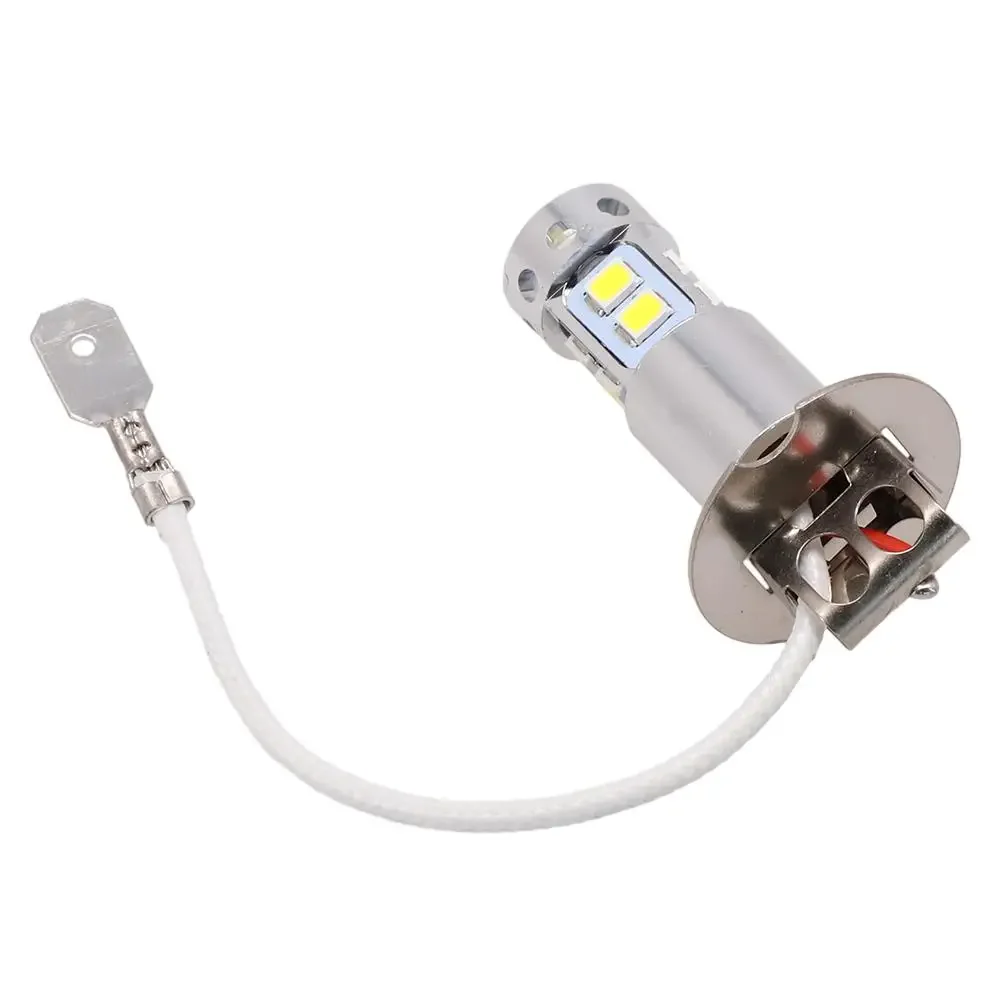 Car Light High Quality H3 LED Bulb Fog Driving Lights High Low Beam 100W 3000K Yellow 360° Beam Angle Universal