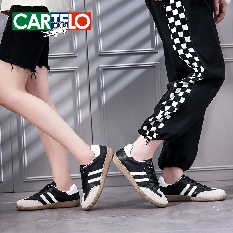 

CARTELO Summer Women's Sneakers Fashion White Shell Head Flat Shoes Female Outdoor Walking Casual Sports Shoes Luxury Designer