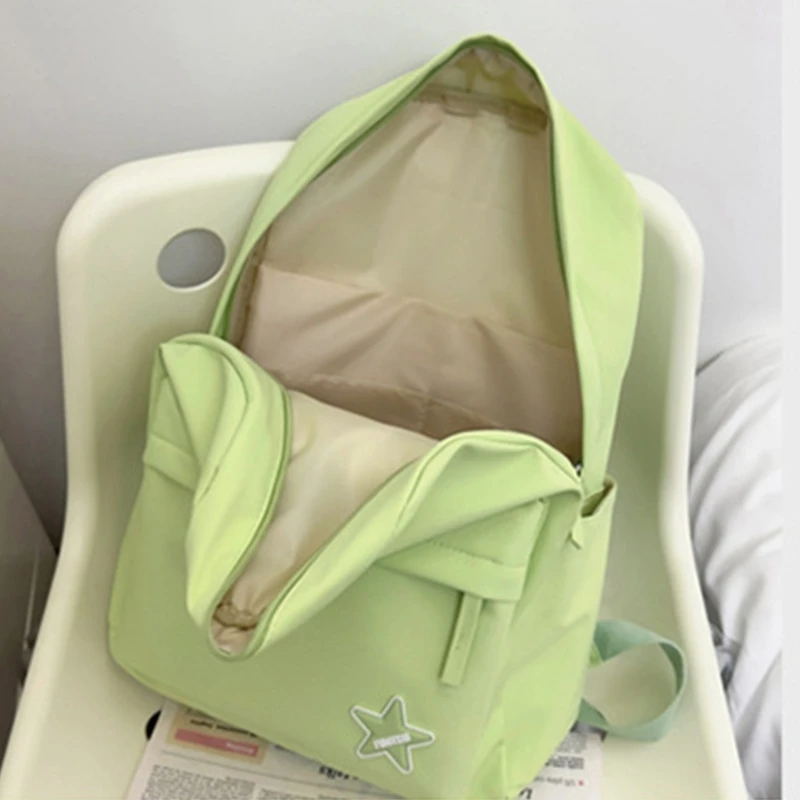 

Women Large School Bag Nylon College Backpack Fashion Men Travel Bookbag Female Laptop Backpacks Student Bag