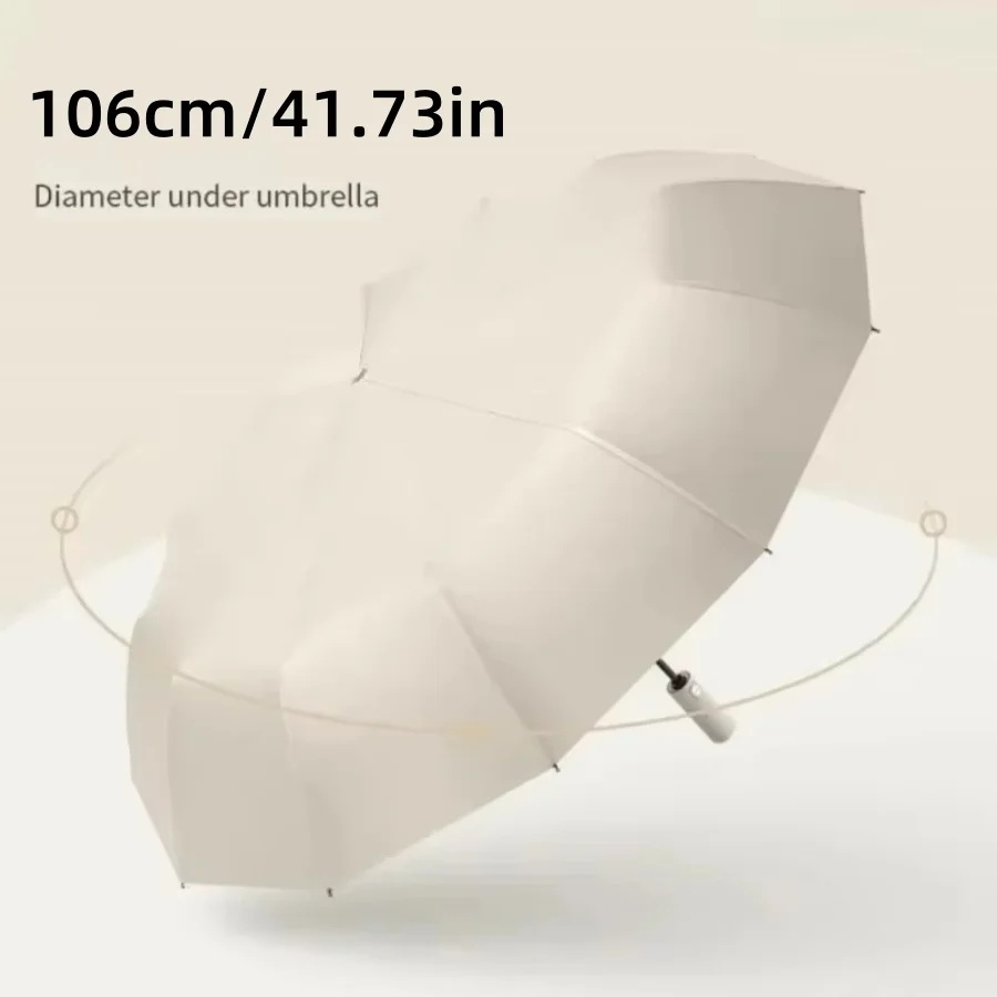 Ultraviolet-proof Umbrella , Large 106 CM Windproof 24 Bones Automatic Folding Umbrella,Sunshade Sunny and Rainy Umbrella