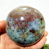 Natural Stone Pretty Ocean Jasper sphere Meditation Spirit Exorcism Feng Shui Crystal Ball Home Room Decoration Reiki Healing 5