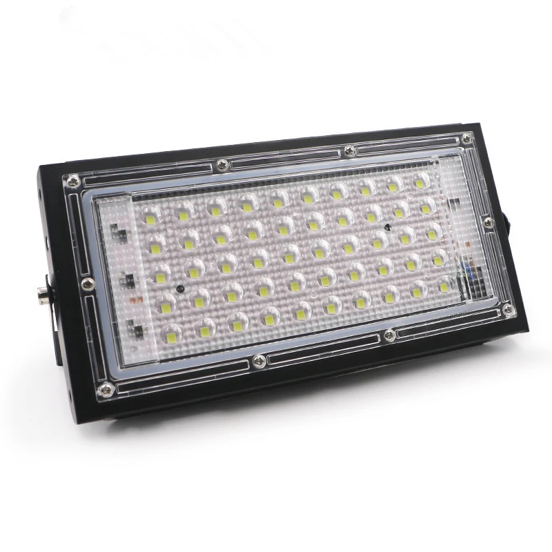 LED 투광 조명, 야외 투광 조명 스포트라이트, IP65 방수, 50W LED 가로등, 조경 조명, 220V, 110V