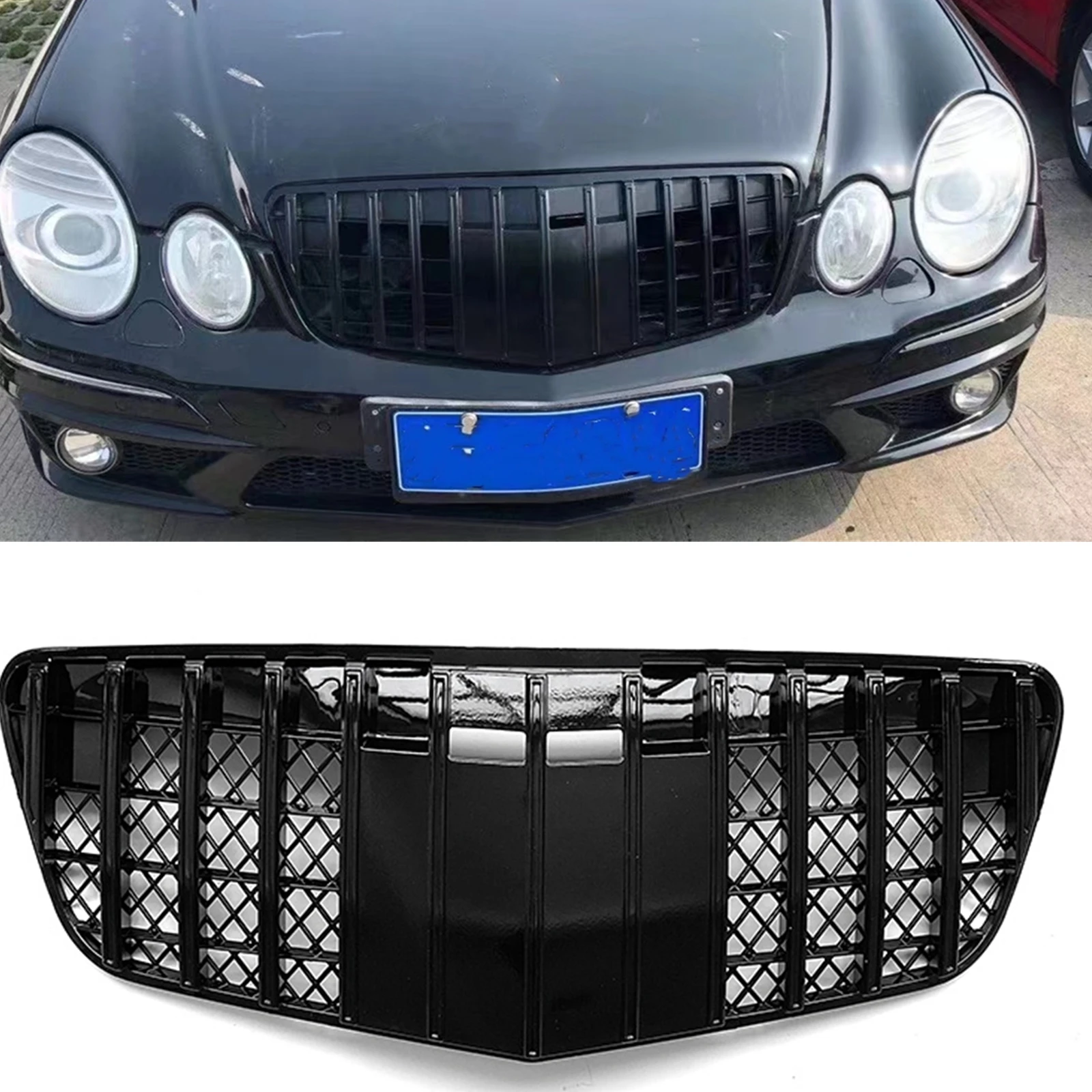 

Передняя решетка для Mercedes Benz W211 E Class 2007 2008 2009