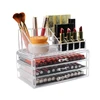 Desktop Cosmetics Display Stand lipstick Skincare Storage Box Acrylic Transparent Multi-layer Drawer Storage Rack, S#-M# Model 1