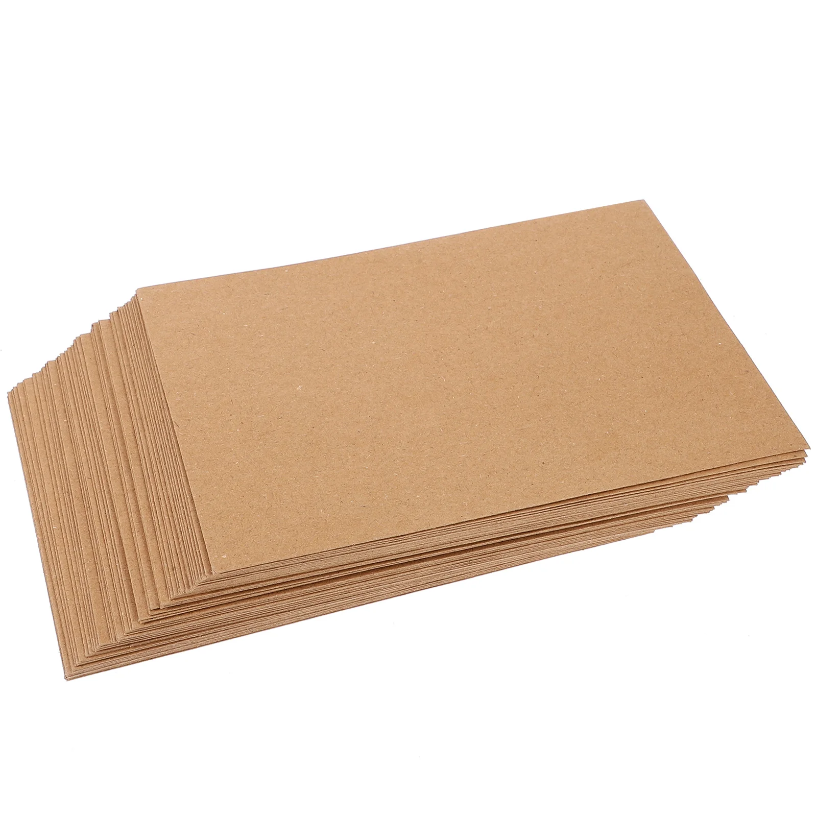 50pcs A4 Printable Self Adhesive Wedding Invitation Envelopes Brown Kraft Paper Elegant Design Storage Party Cards Mail