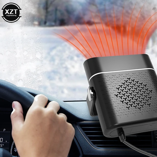 Neue 130W Elektrische Auto Luft Heizung Tragbare Auto Heizung Fan 360 °  Dreh Auto Innen Windschutzscheibe Defroster Defogger Schnelle heizung -  AliExpress