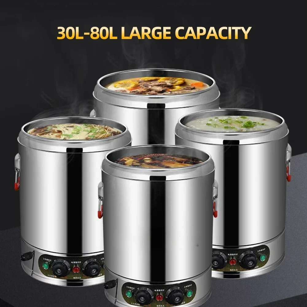 Commercial Water Warm Bucket Stainless Steel Soup Heating Machine Automatic Electric Soup Heating Pentole Da Cucina. 3