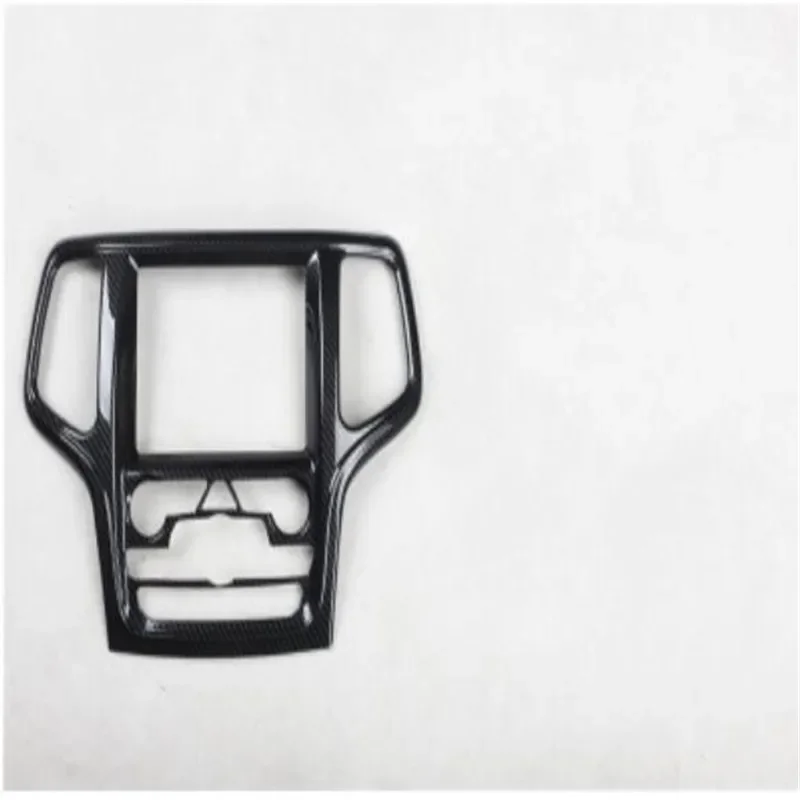 

Car interior modification for Jeep Grand Cherokee 2014 2015HIPS carbon fiber mahogany interior center control panel accessory