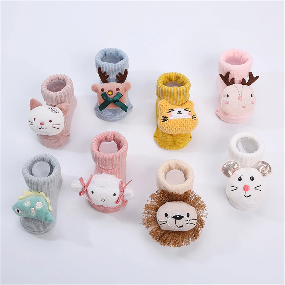 Kids Children's Socks For Girls Boys Non-slip Spring Autumn Baby Floor Socks Soft Cotton Bear Baby Socks For Infant Short Socks 2 Kids Children's Socks For Girls Boys Non-slip Spring Autumn Baby Floor Socks Soft Cotton Bear Baby Socks For Infant Short Socks