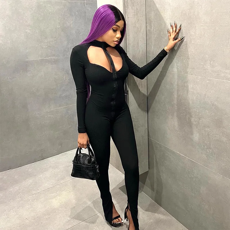 

Элегантные женские комбинезоны с кристаллами, женская одежда, осенняя одежда Y2k, наряды с длинным рукавом, повседневный боди