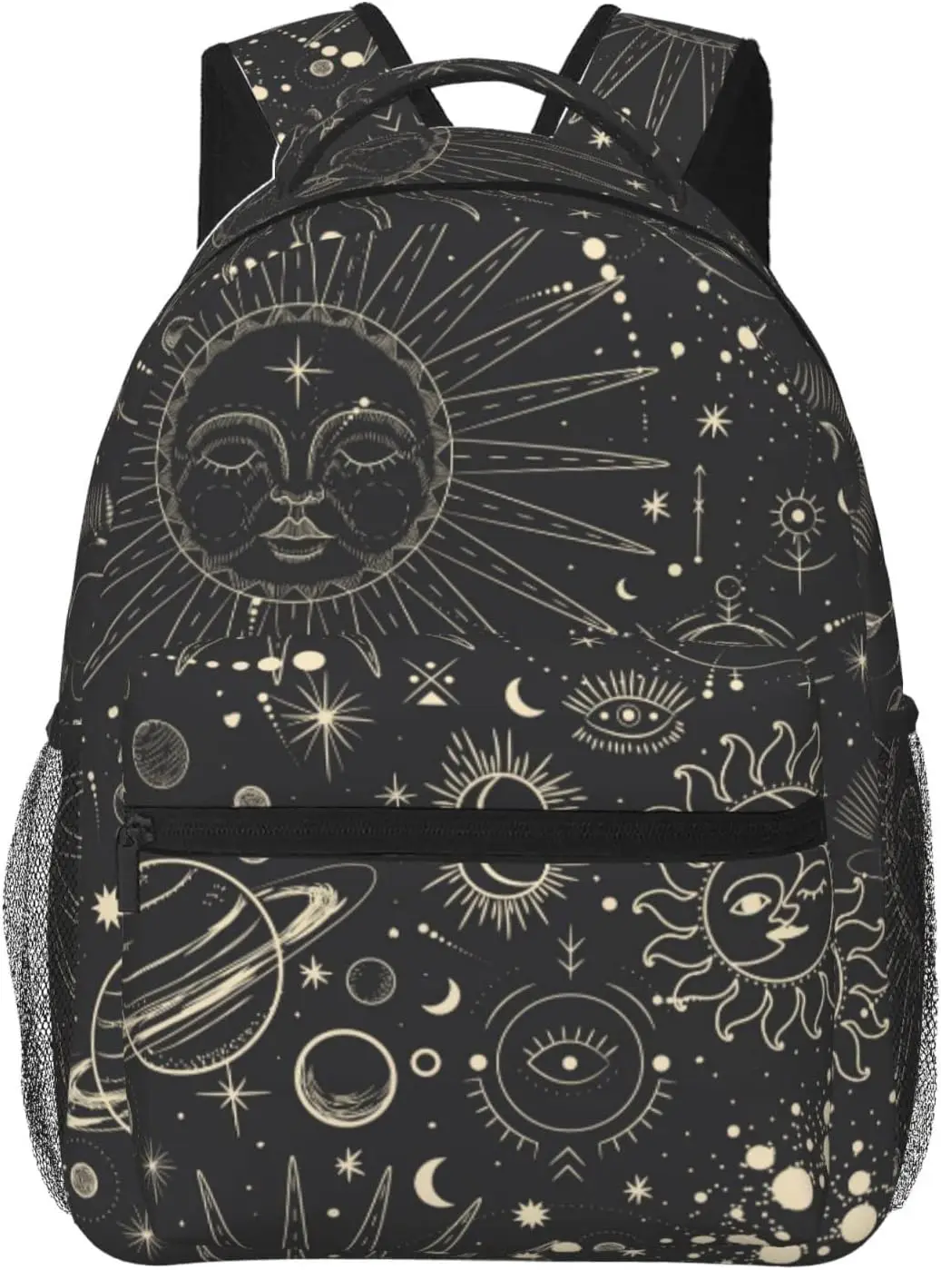 Magic Astrology Sun Moon Phase Stars Zaino Per Laptop Leggero Per Donna Uomo College Bookbag Borsa Da Viaggio Casual Daypack