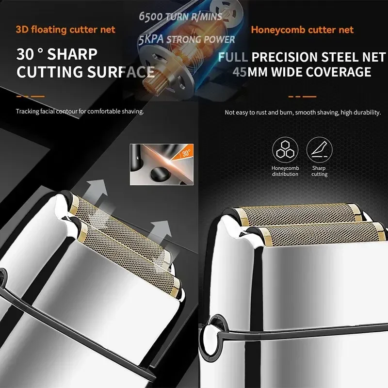 Kemei Tx5 Pro الإسكان المعدني صالون حلاقة الشعر ما...