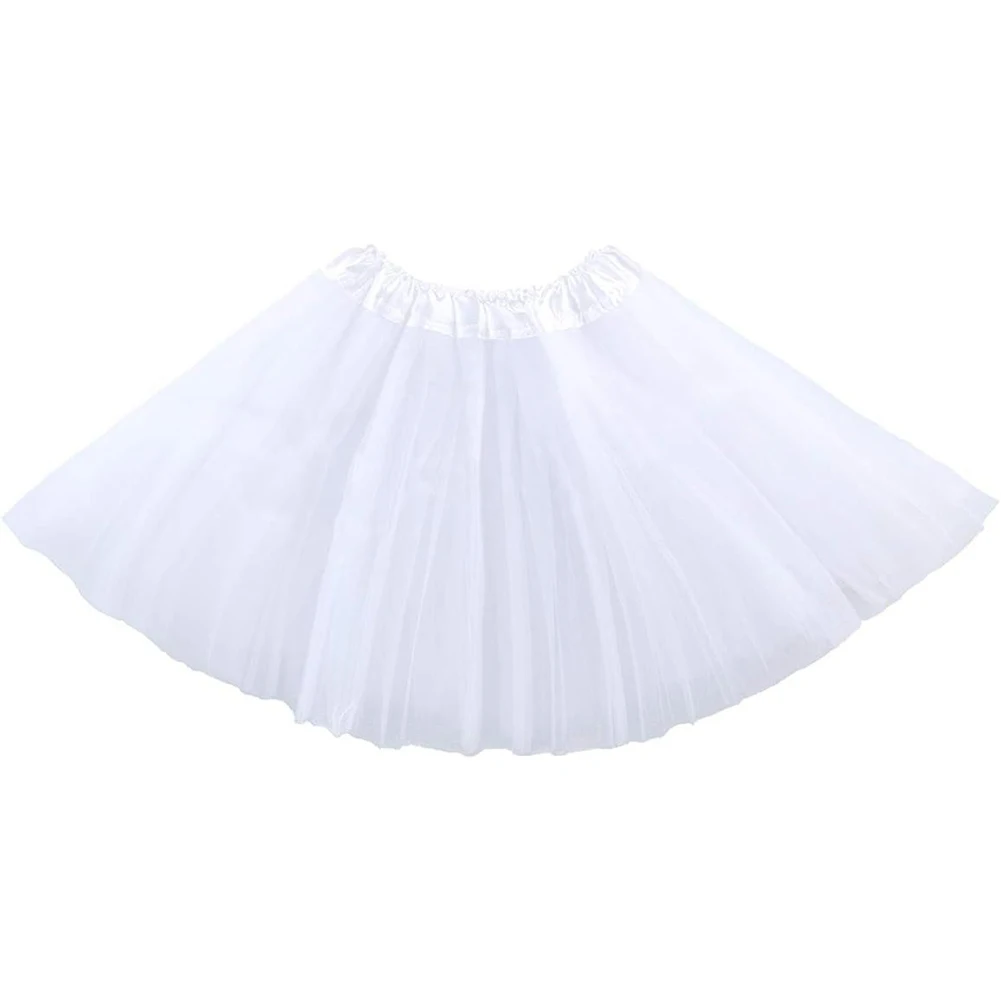 Girl Tutu Skirt petticoat 3 Layers Tulle Tutus for Little Girls Fluffy Ballet Dress Up for Toddler Kids Children(2T-8T) tulle tutu skirt