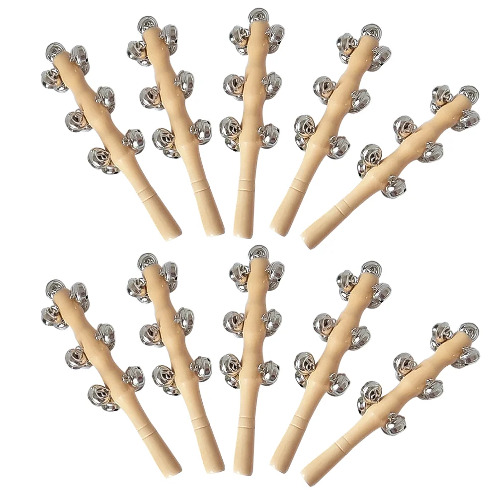 

10 шт., Детские Деревянные Колокольчики