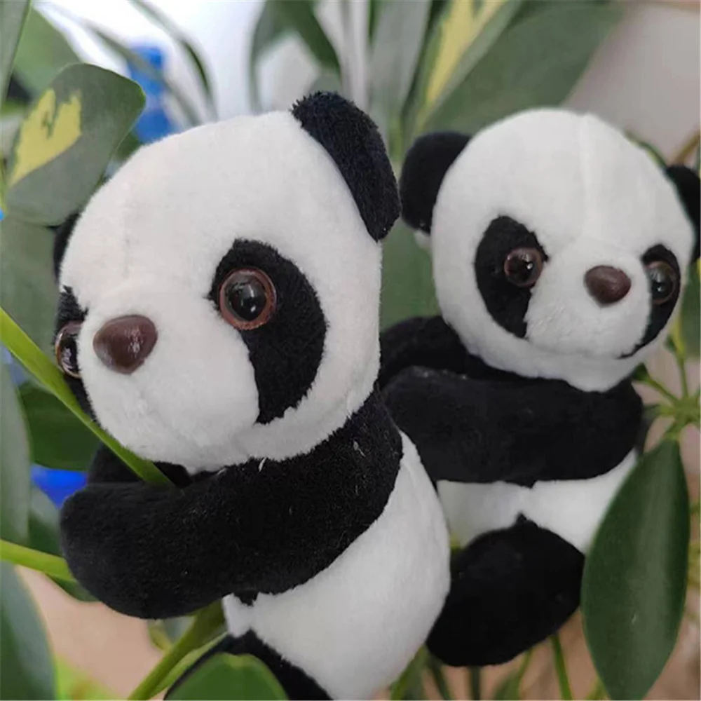 1X 10CM Panda Decoration Toy , Clip Holder Panda Plush Doll