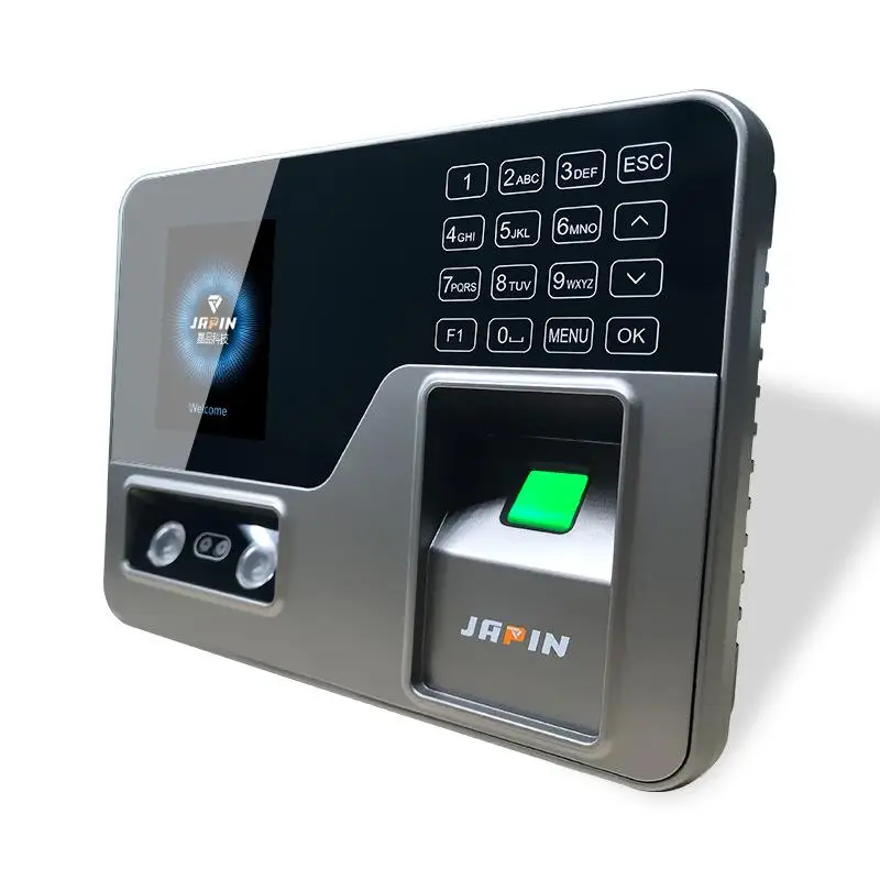 3 In 1 Face Recognition Attendance Machine Office Employee Sign-in Apparatus Password Fingerprint Punch-in Electronic Device X3 fingerprint attendance machine facial recognition clock