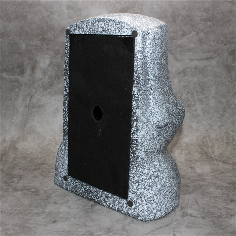 Resin Easter Island Stone Tissue Box Household Paper Towel Pumping Creatives Stone Portrait for Easter Day Decoration Barware