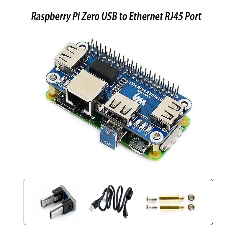 Raspberry pi Usb para Ethernet Rj45 Porta de Rede Hub Chapéu Divisor Extenstion Board para Raspberry pi 4b 3b Mais 3b Zero 2b w wh
