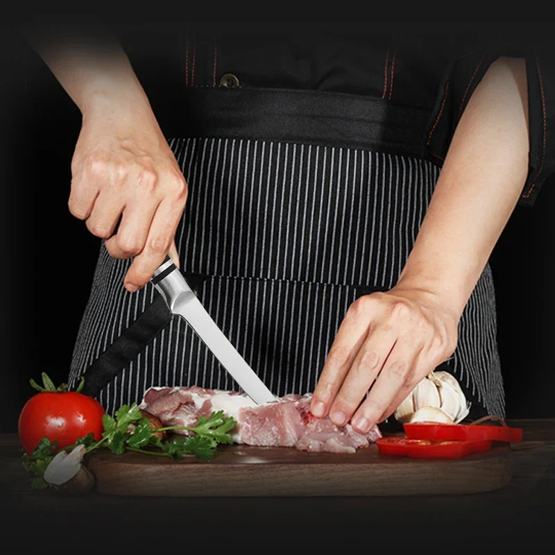 Kitchen Knife Meat Cleaver Stainless Steel Kitchen Knife Butcher Boning Knife Sharp Meat Cleaver Chef Fish Vegetable Cooking Tool