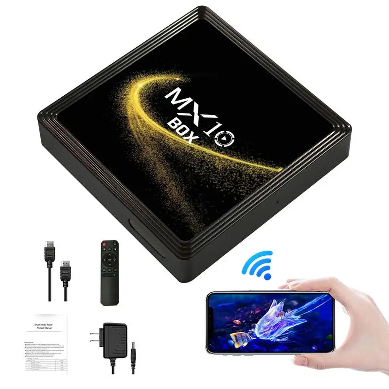 

ТВ-приставка HD медиаплеер WiFi Поддержка Smart TV Box потоковая коробка для видео мощная 3D ТВ-приставка для музыкальных игр и видео