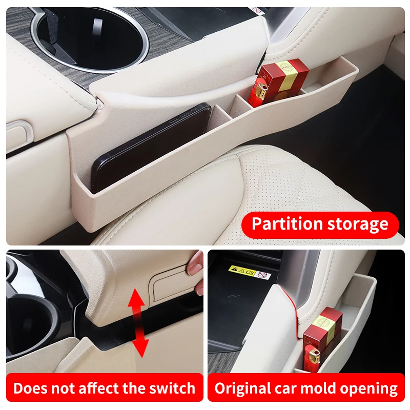 - For Toyota Land Cruiser 300 LC300 Upgraded Seat center console Storage Box Interior Modification Accessories Tuning