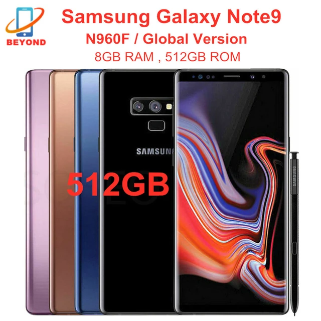 Samsung Galaxy Note9 Note 9 N960f 512gb Rom Mobile Phone 8gb Ram Octa Core  6.4" Global Version Nfc Original 4g Lte Cell Phone - Mobile Phones -  AliExpress