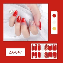 

20 Pcs/Set,Fake Anime Nails Design Art Varnish Stickers,Everything for Manicure Accessories and Tools,Decorations,Press on,Gel