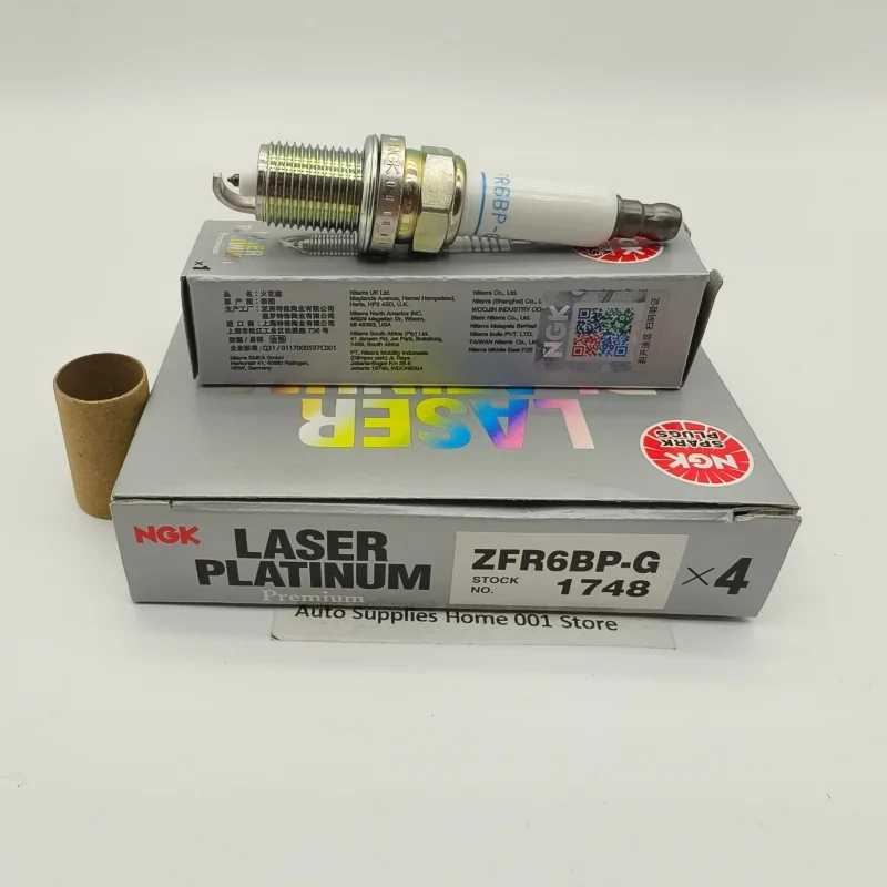4Pcs Original NGK ZFR6BP-G 1748 Platinum Spark Plug For Chevrolet