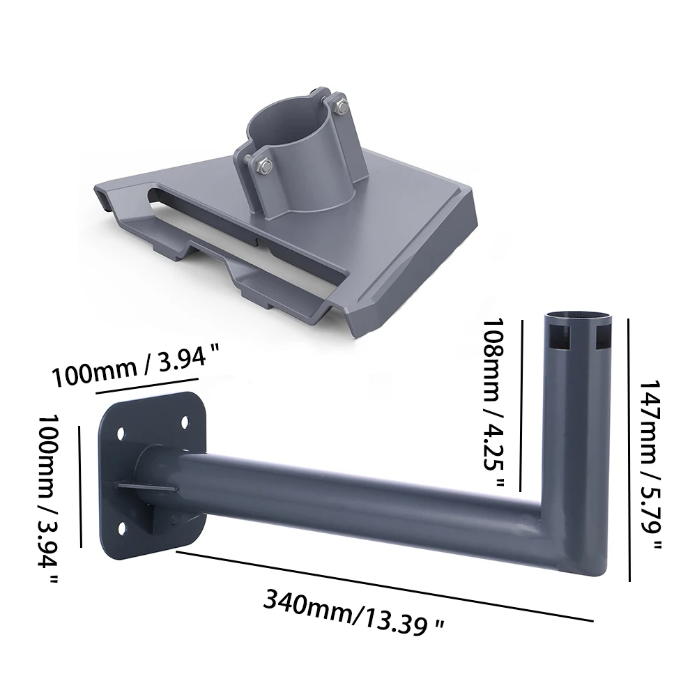 Support Starlink Gen 3 En Alliage D'Aluminium - Adaptateur Pour Tuyaux 25-53mm, Installation Rapide, Résistant Aux Intempéries