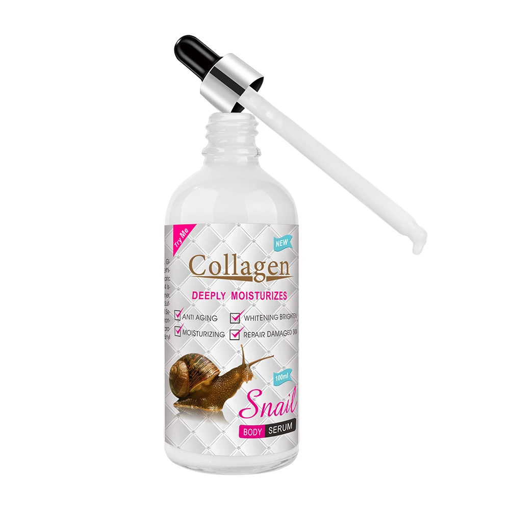 100ml Snail Collagen Body Serum Brighten Lotion Moisturizing Repair Damaged Skin Serum Liquid PM6926 2