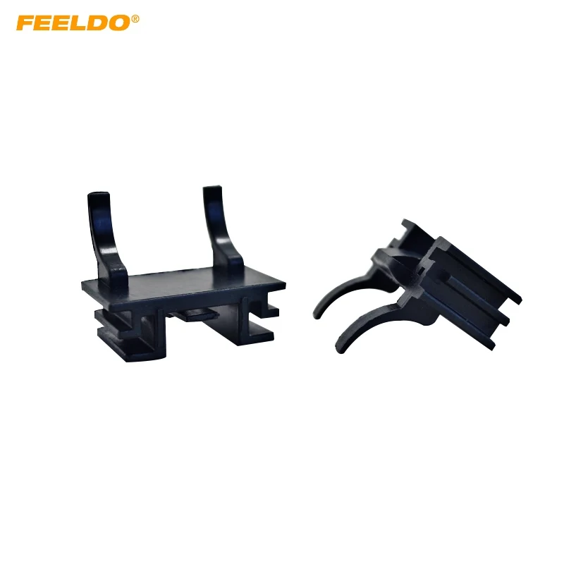 

FEELDO 2Pcs Car Bulbs Socket Conversion Adapter For Fiat 500 H7 Xenon Hi-Beam Installation #AM1345