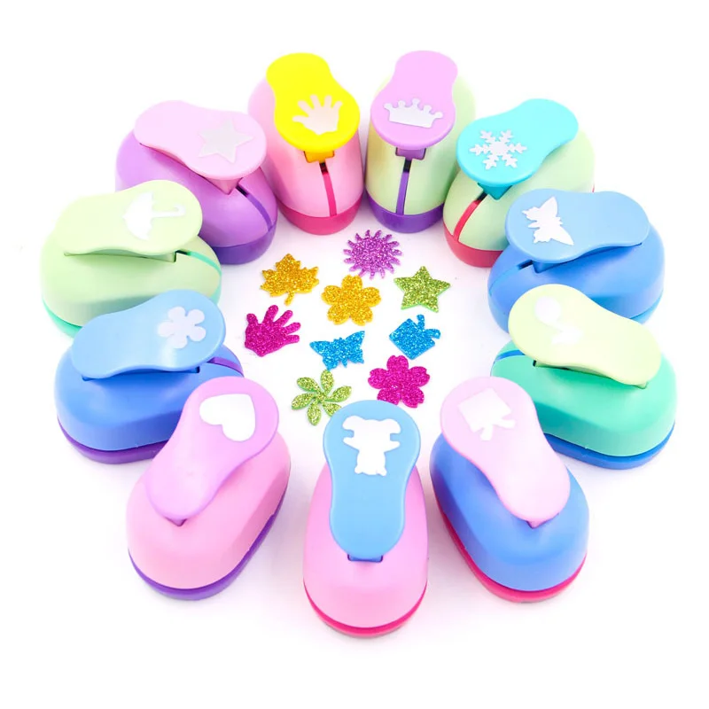 Scrapbook punches Large Size Color DIY Sharper Embossing Handmade Cutter Card Craft Flower Paper Maker Kids
