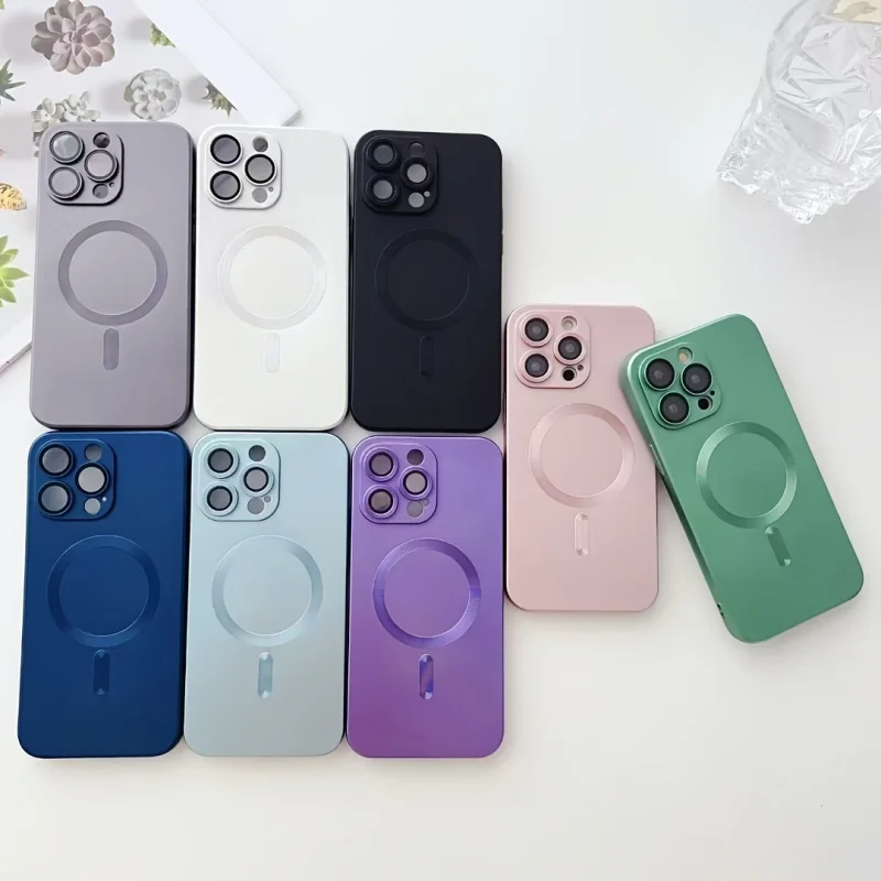 Magnetic Metallic Camera Lens Protector For Iphone Pro Max Series_voghion.com