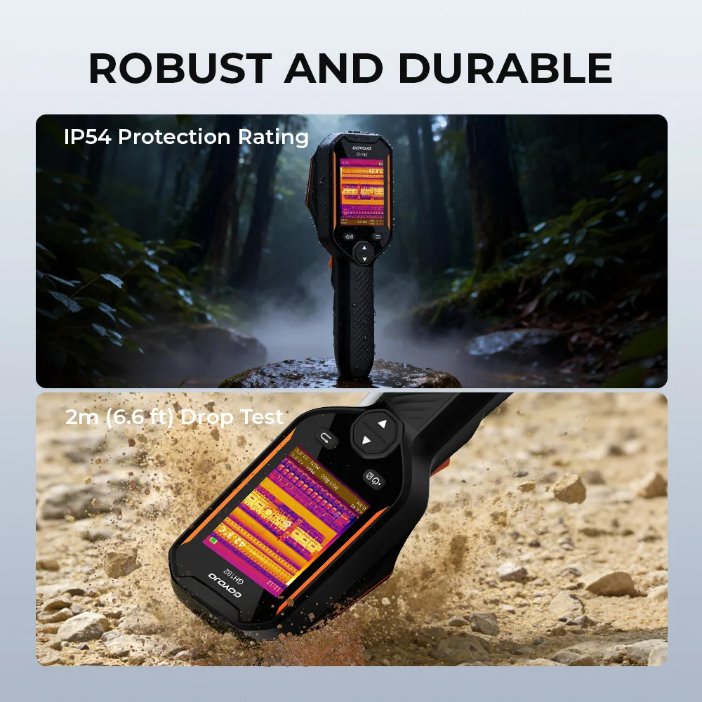 GH192 Thermal Camera with Visual Camera, 240x240 Super Resolution Thermal Imagin