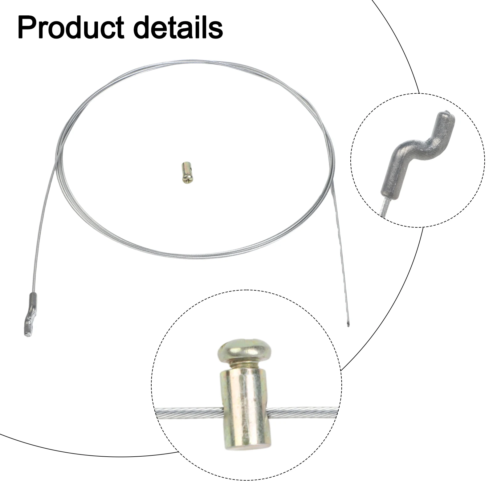 Kits Cable Tie Drive Throttle Pratical Rope Diameter 1.5mm Screw Nipple Steel Z-Hook Z-hook Accessory Assembly