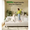 83" Sofas for Living Room, Comfy Love Seat Couches, Teddy Fleece Loveseat All-Wood Sofa, 2 Pillow Included, Children's Sofas 5