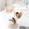 Desktop Cosmetic Organizer 360 Rotating Multi-Layer Dustproof Organizer Makeup Remover Swabs Beauty Eggs Jewelry Puff Organizer 5