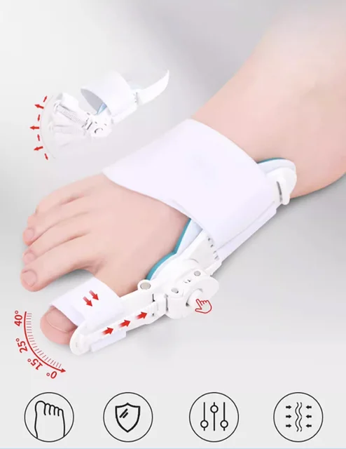 Toe Separator Bunion Corrector Bunions Haluksy Separators Halux Toe Spreader Finger Straightener For Toe Hallux Valgus Corrector