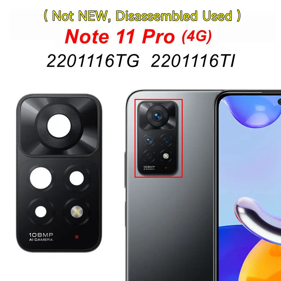note 7 pro back camera glass