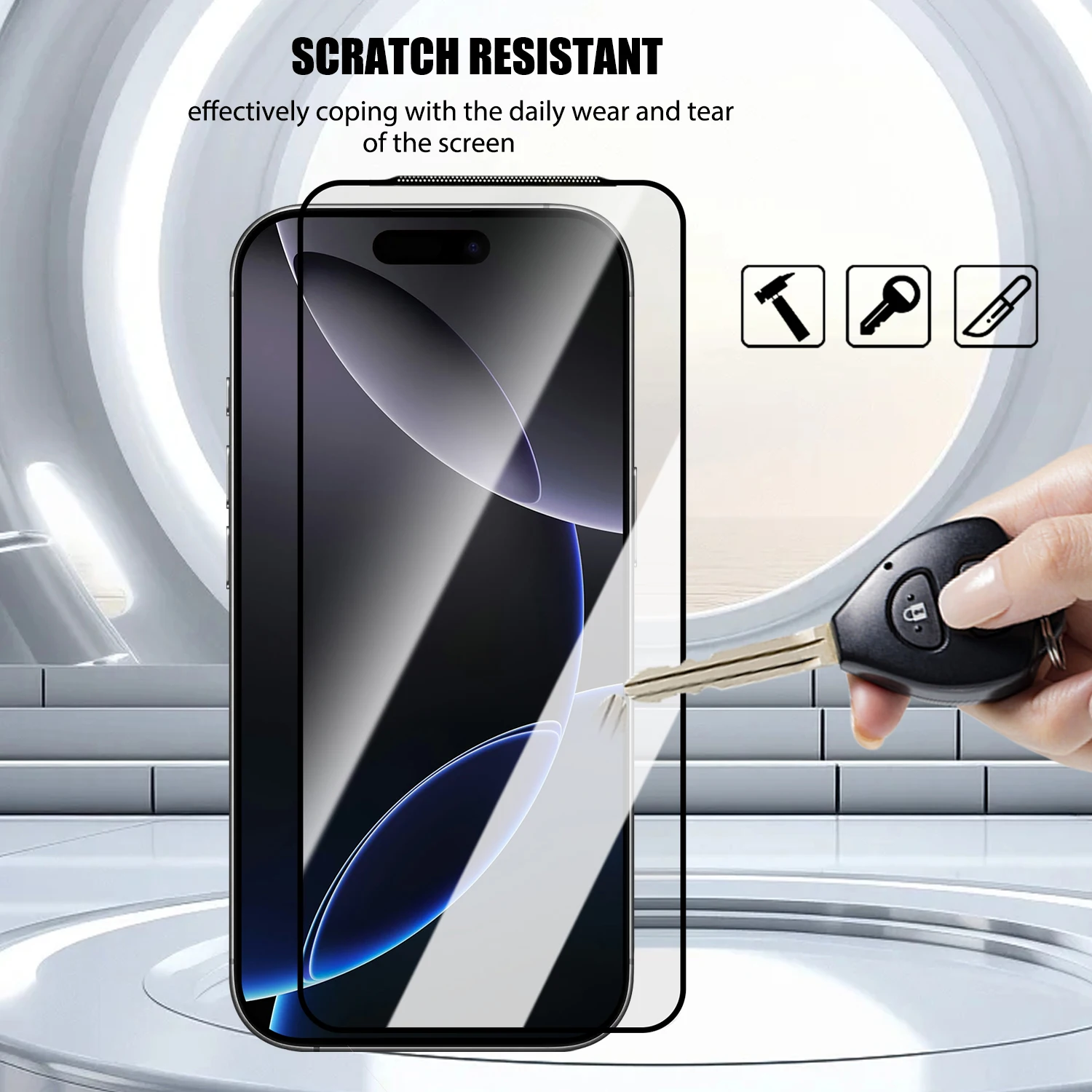 Dust Free Easy Install Tool Tempered Glass Films For IPhone 17/17 ProMax/17 Air/17 Pro 9H Hardness Screen Protector Film