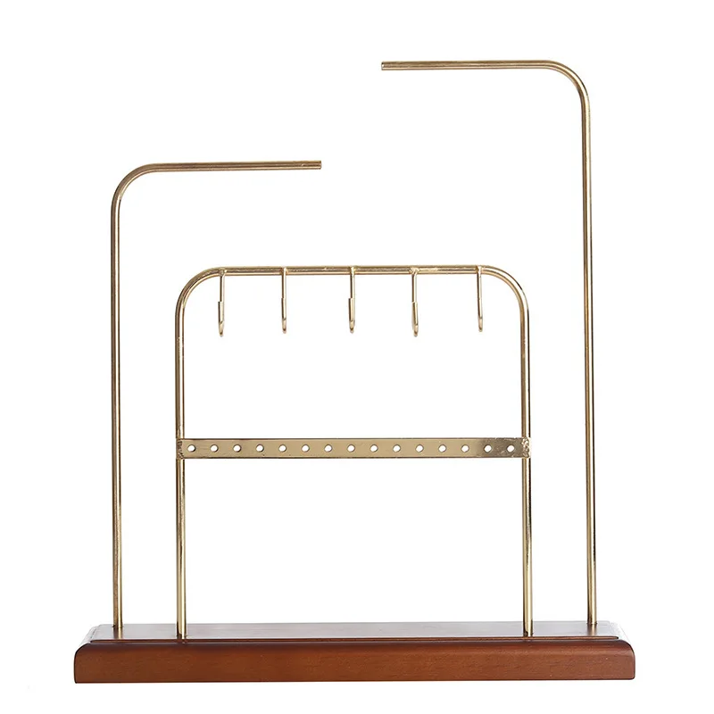Jewelry Tree Stand Organizer 3in1 Necklace Organizer Display Bracelet Earrings and Ring Tray Jewelry Holder Hanger Metal